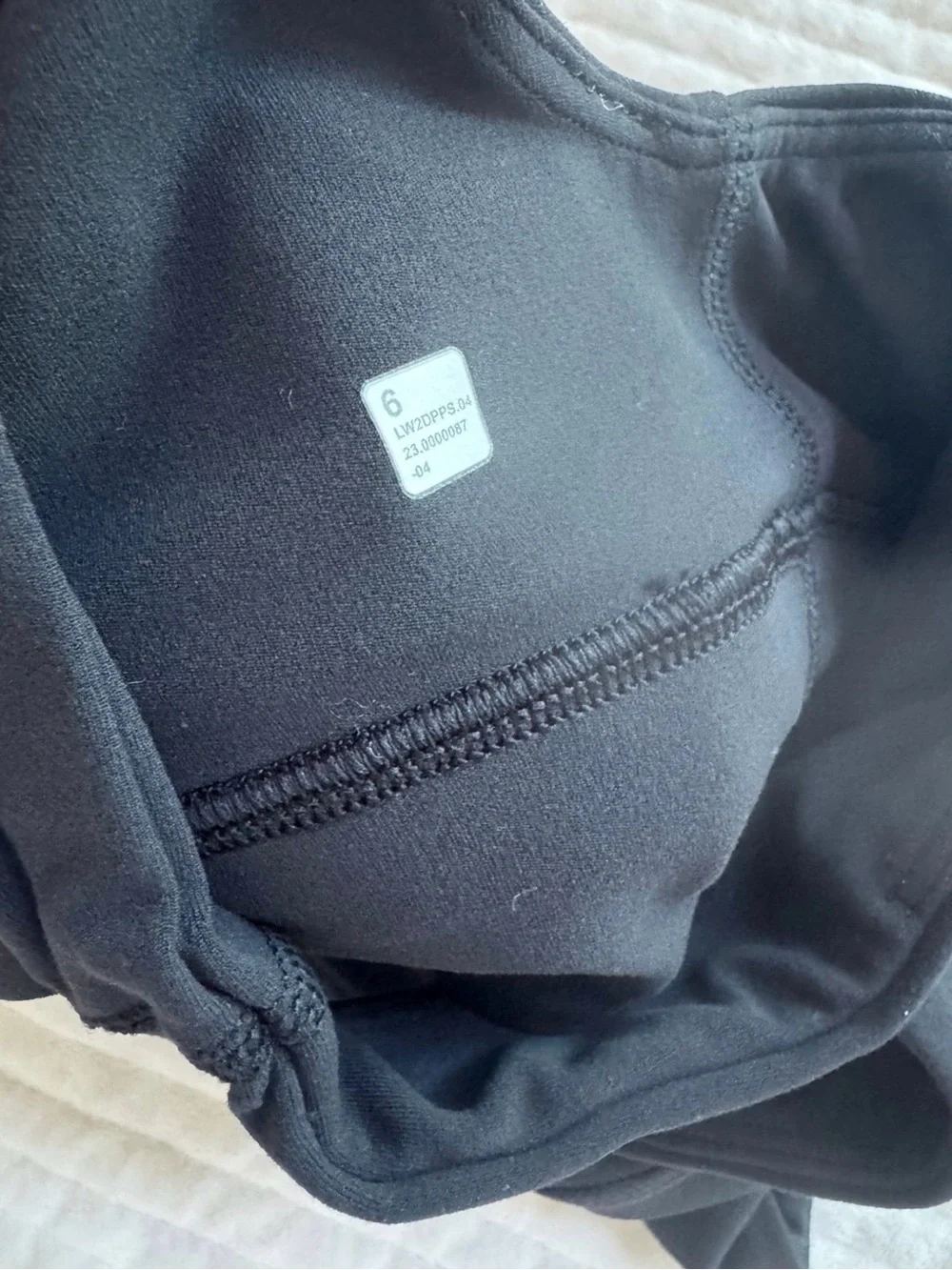 Lululemon leggings and crop top sports bra bundle